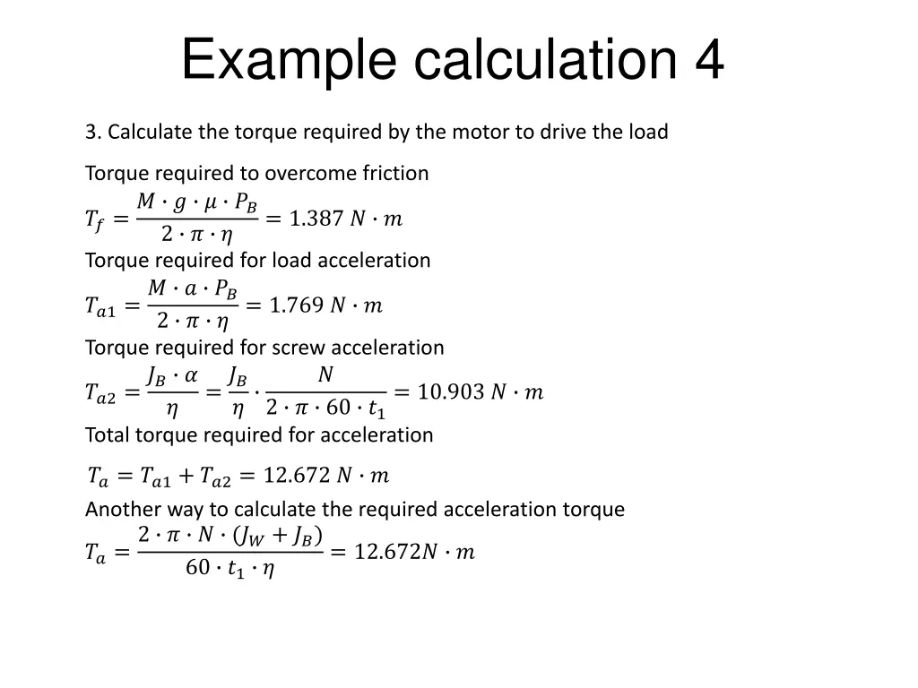 example calculation 4 1