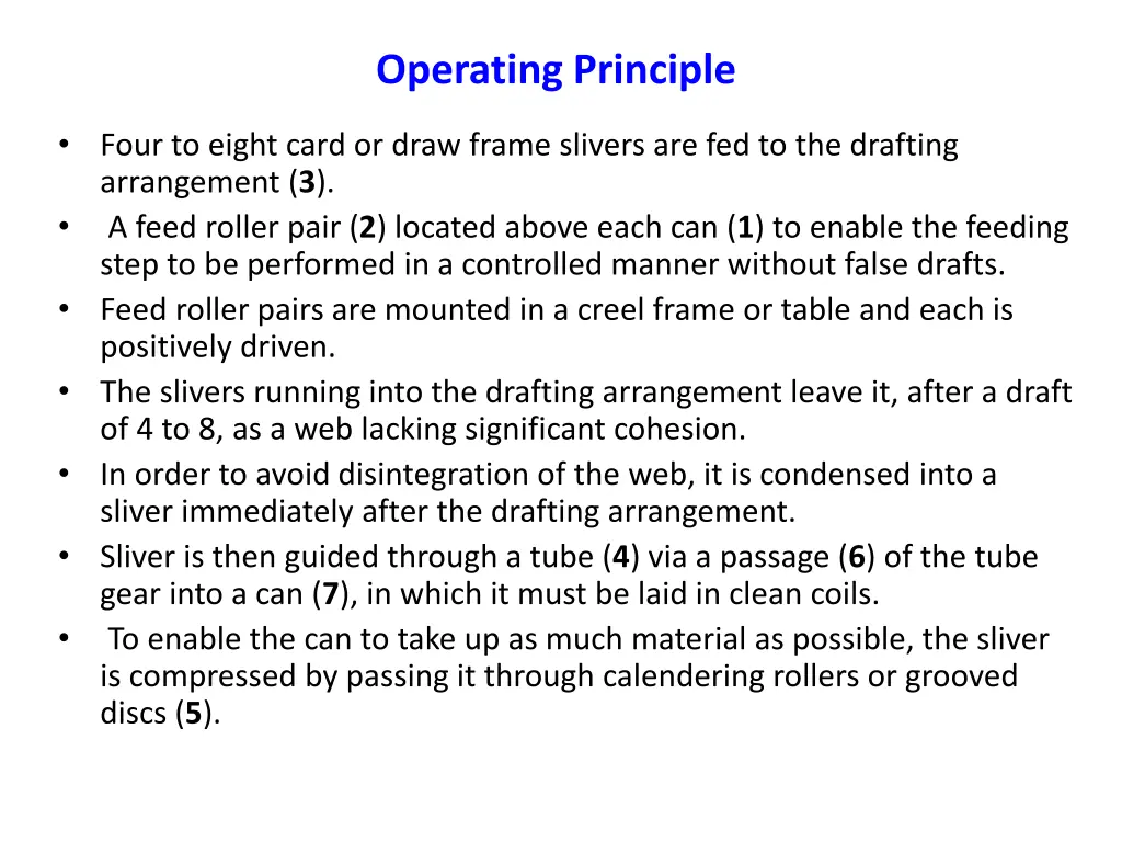 operating principle