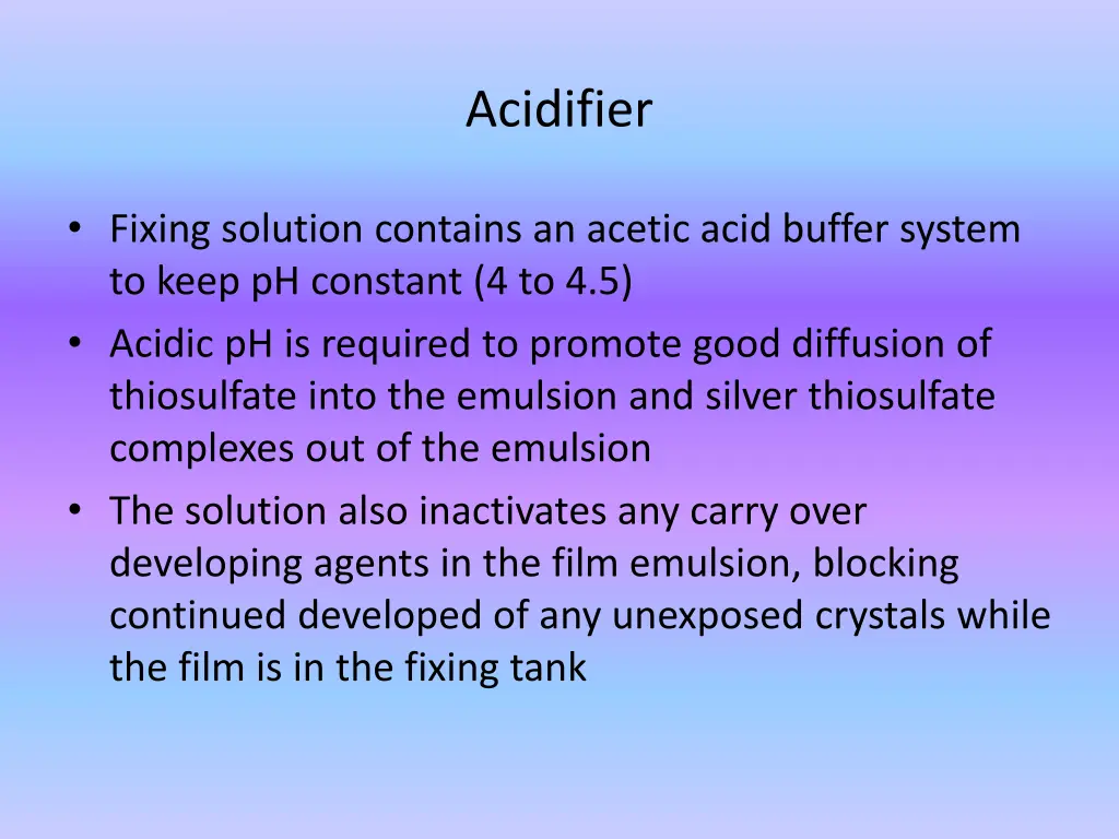 acidifier