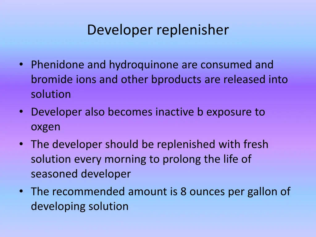 developer replenisher