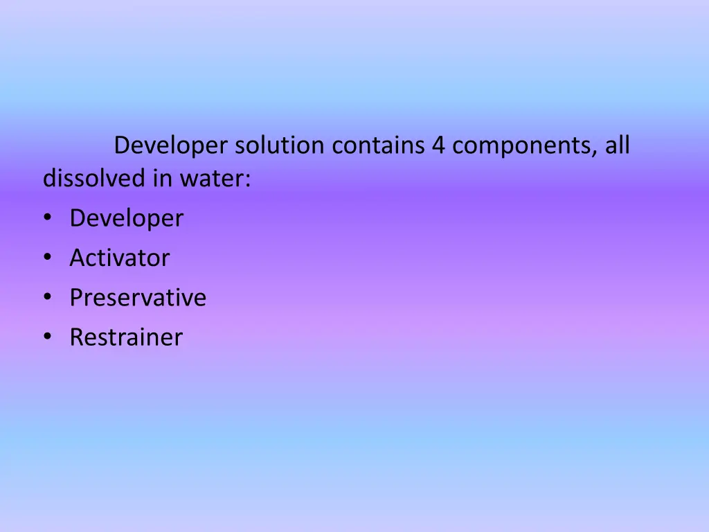 developer solution contains 4 components