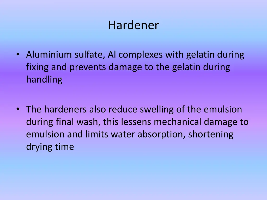 hardener