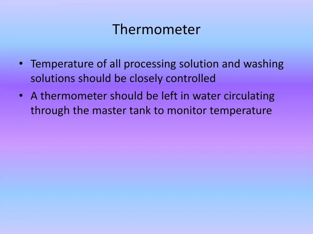thermometer