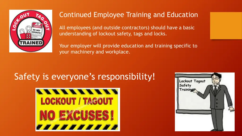 continued employee training and education