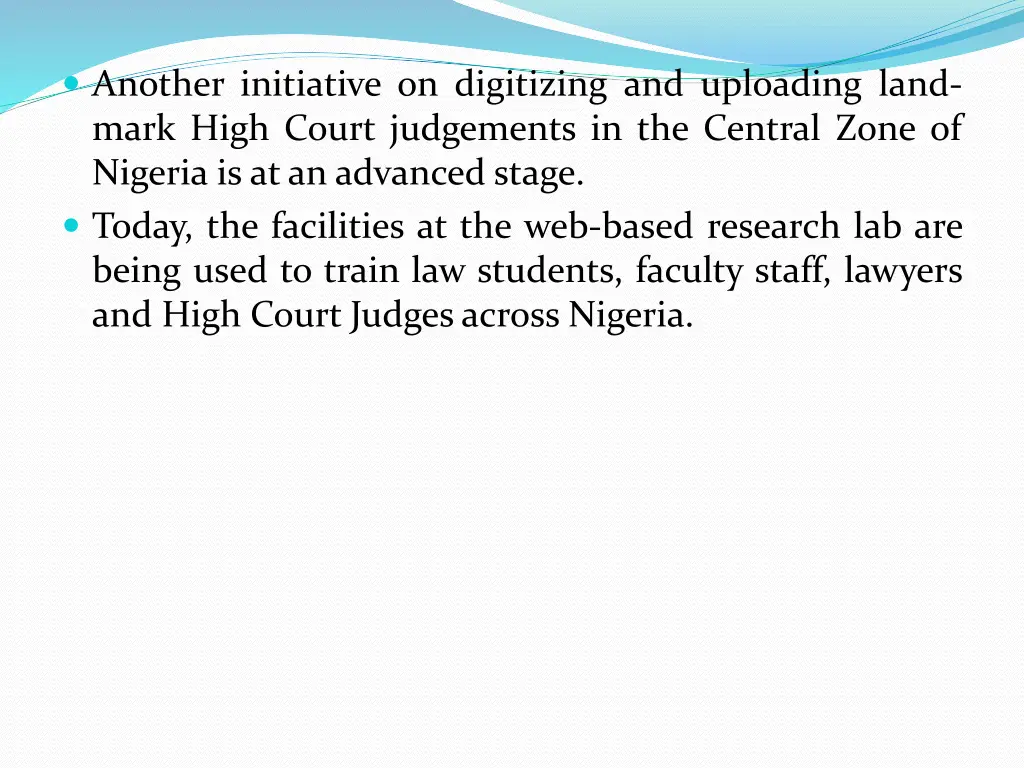 another initiative on digitizing and uploading