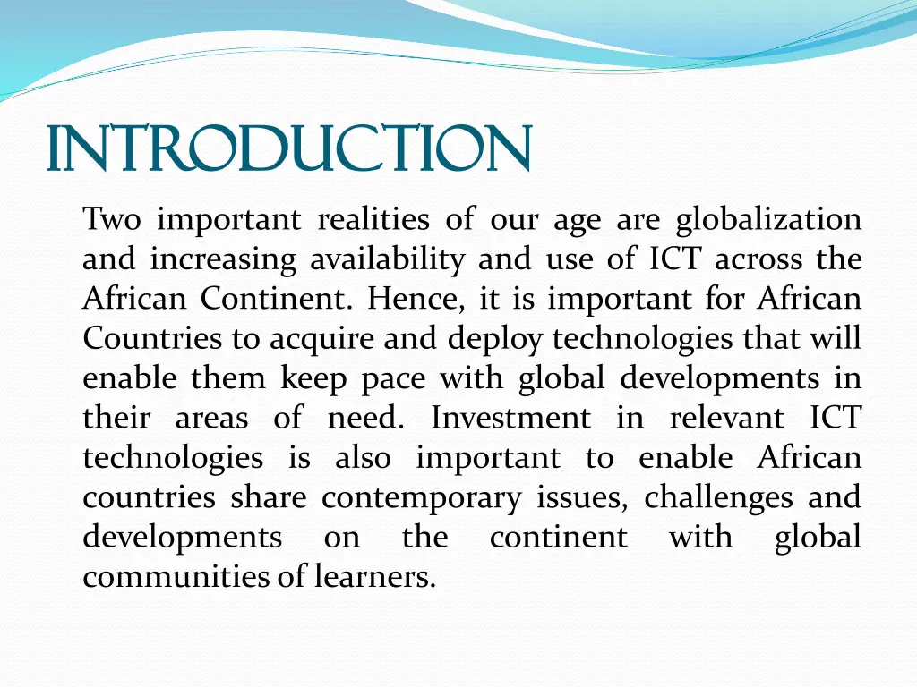 introduction introduction