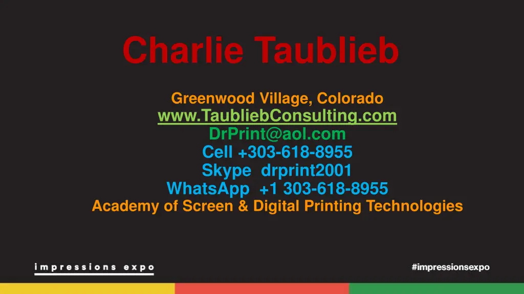 charlie taublieb