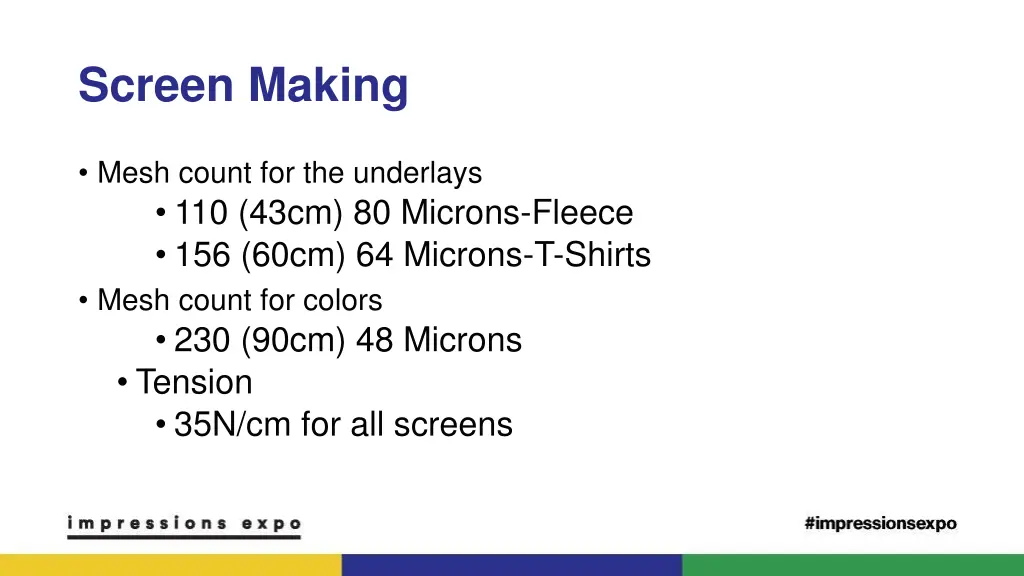 screen making 1
