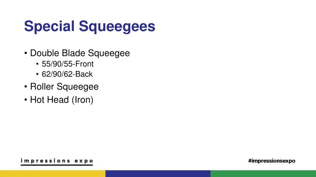 special squeegees