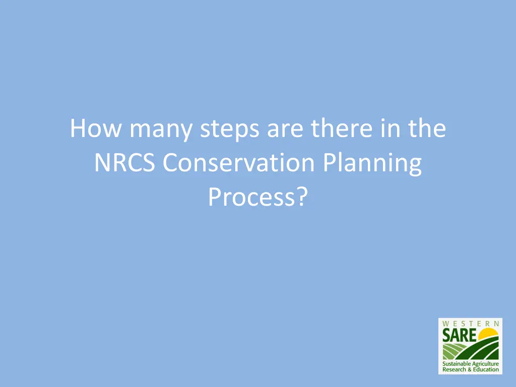 how many steps are there in the nrcs conservation