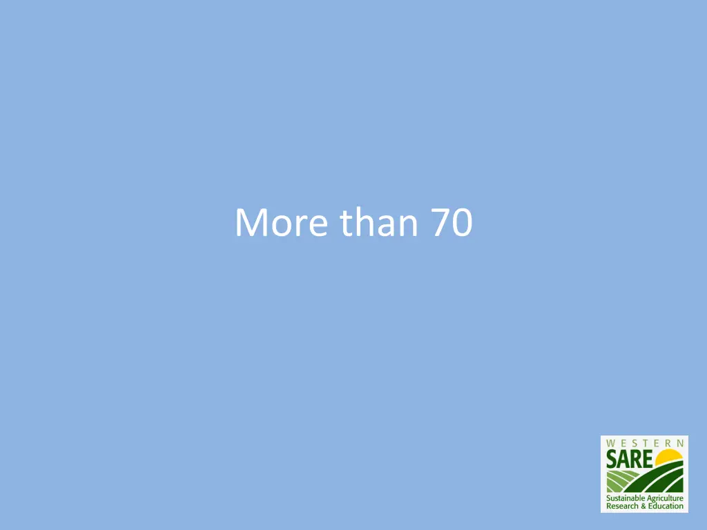 more than 70