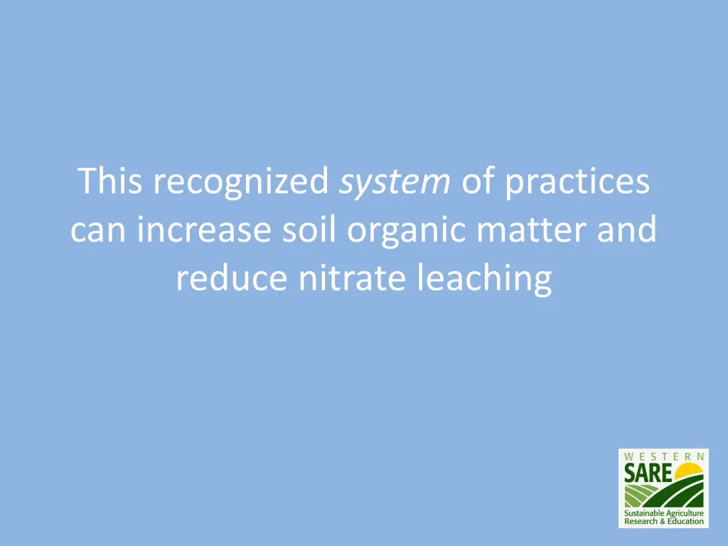 this recognized system of practices can increase