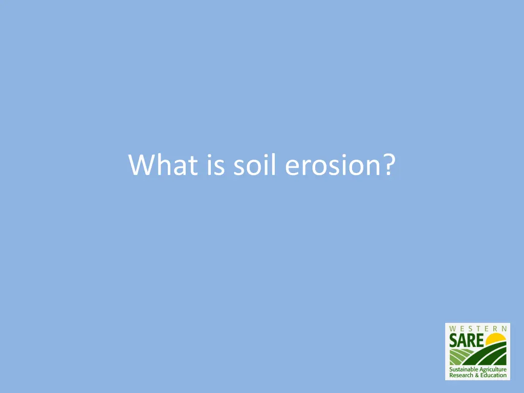 what is soil erosion