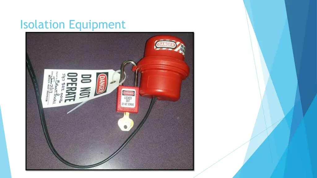 isolation equipment 1