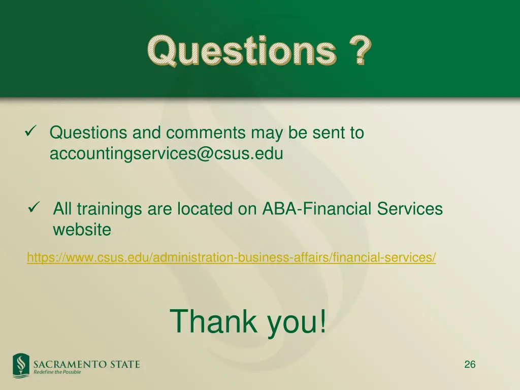 questions