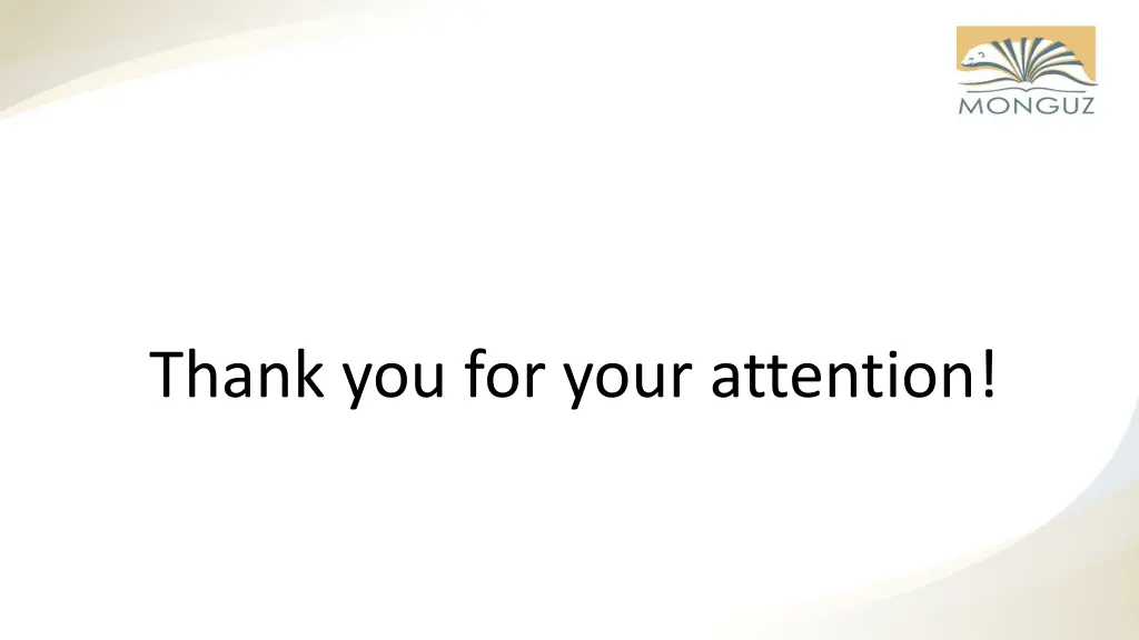 thank you for your attention
