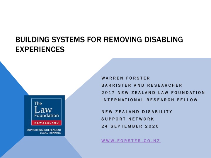 building systems for removing disabling
