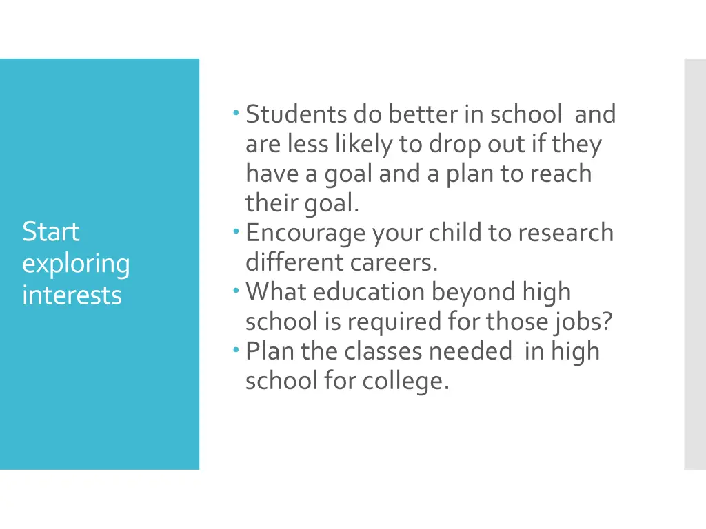 students do better in school and are less likely