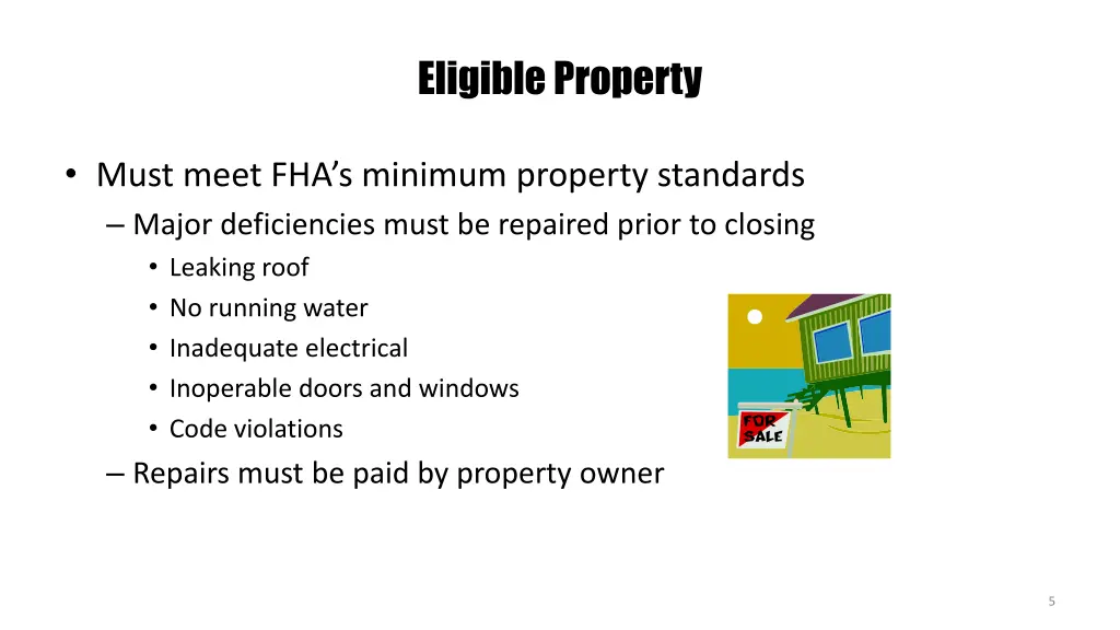 eligible property