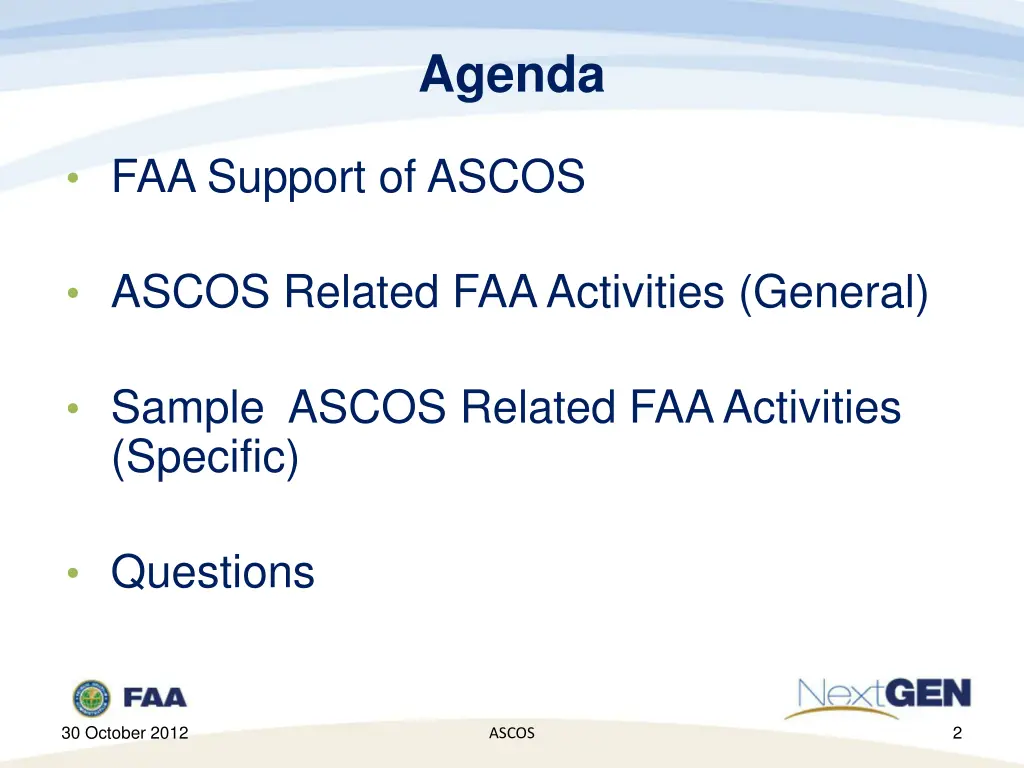 agenda