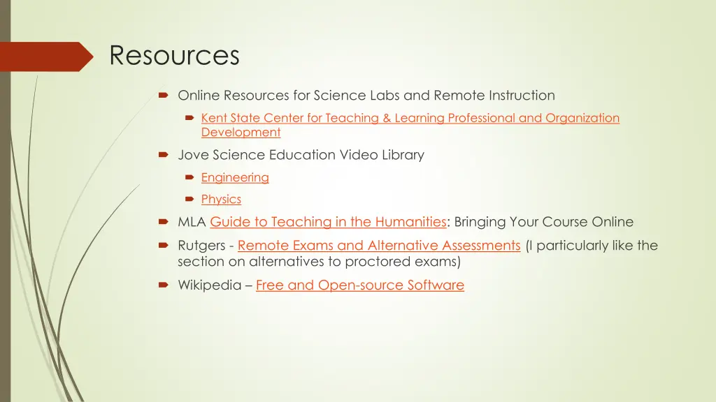 resources