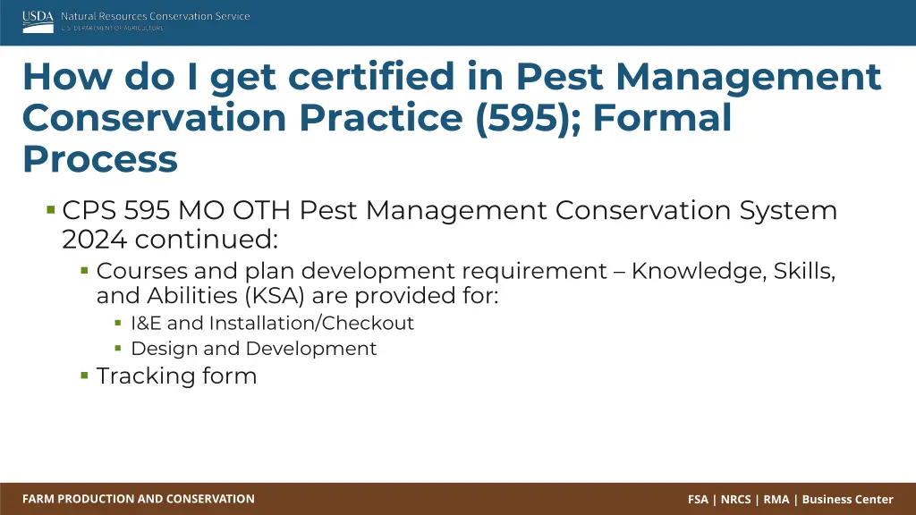 how do i get certified in pest management 2