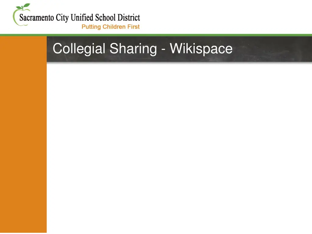 collegial sharing wikispace