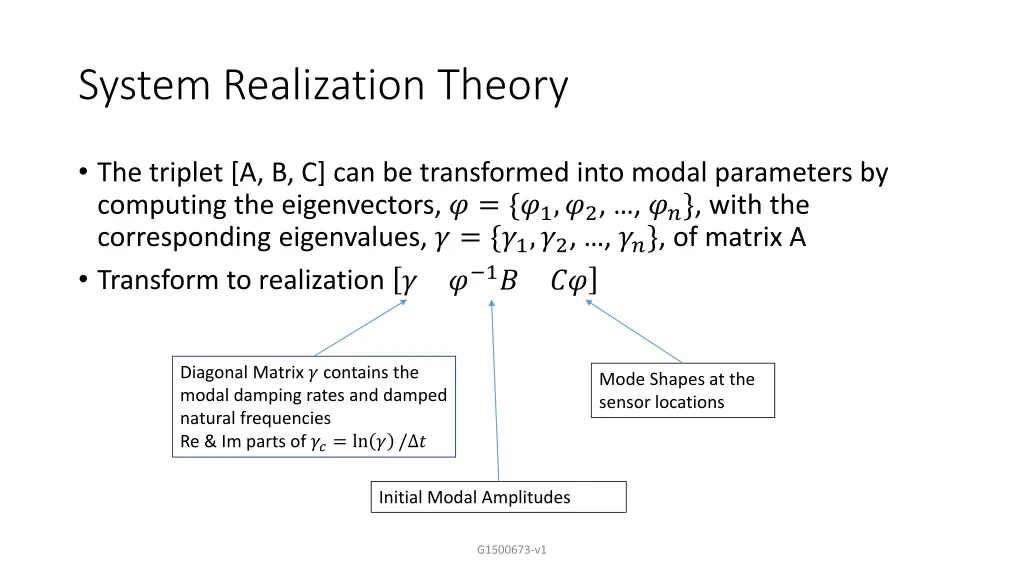 system realization theory 1