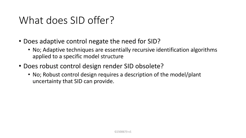 what does sid offer
