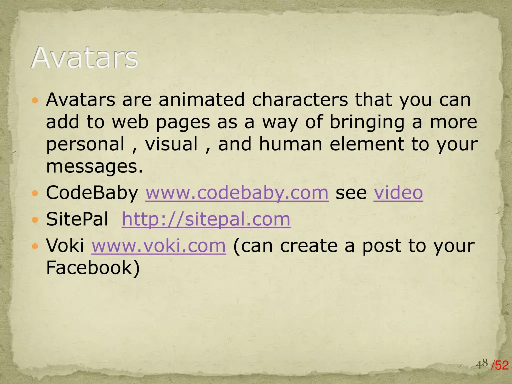 avatars