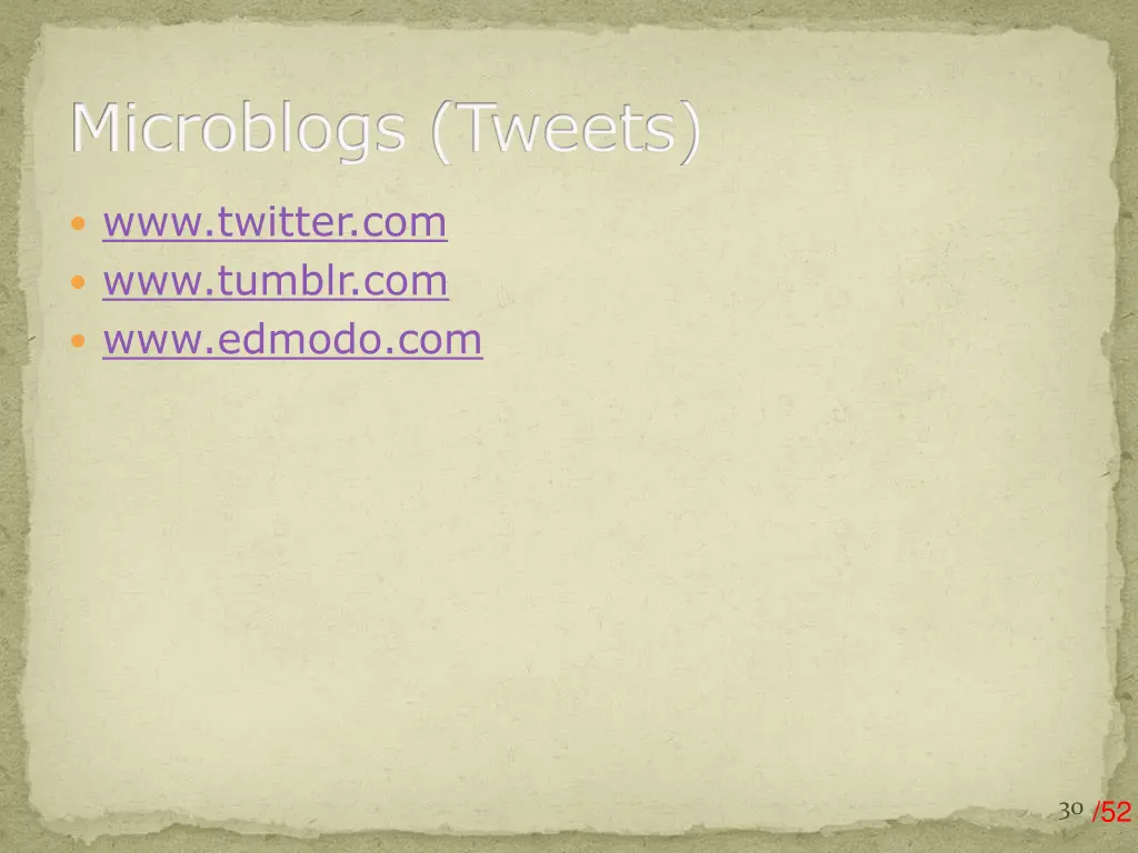 microblogs tweets 1