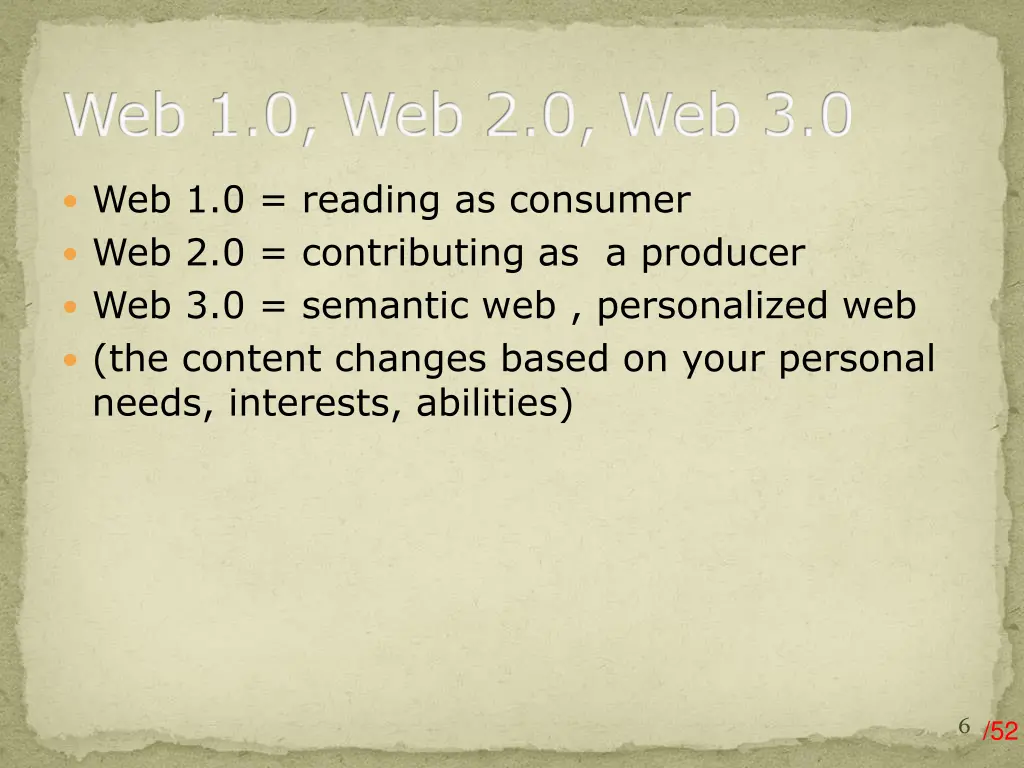 web 1 0 web 2 0 web 3 0