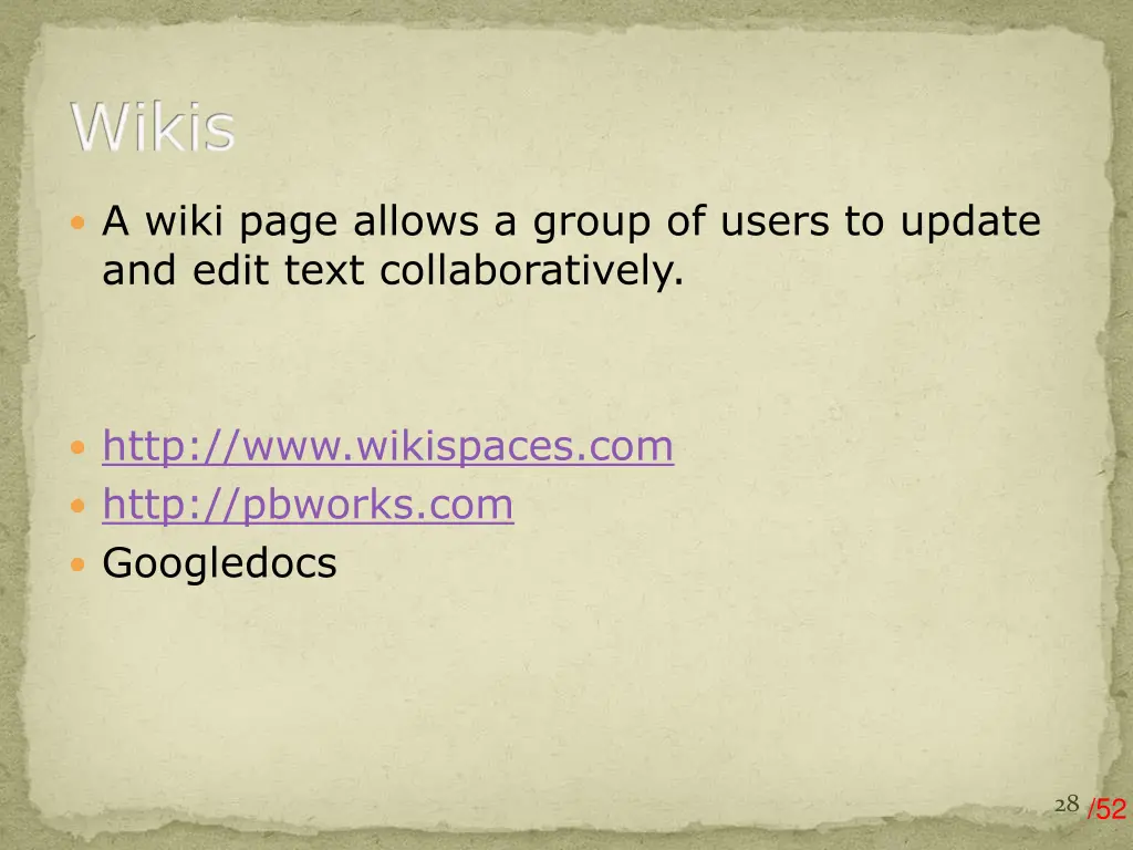 wikis