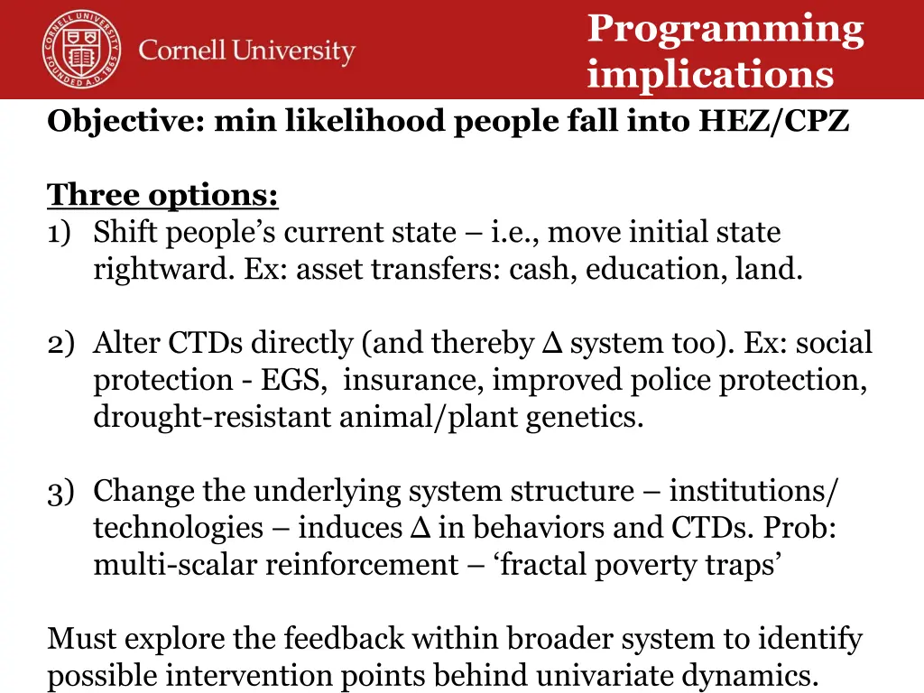 programming implications