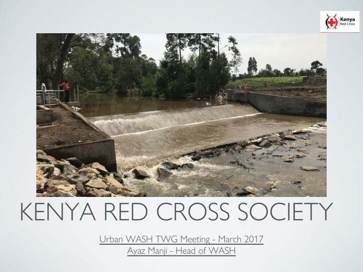 kenya red cross society urban wash twg meeting