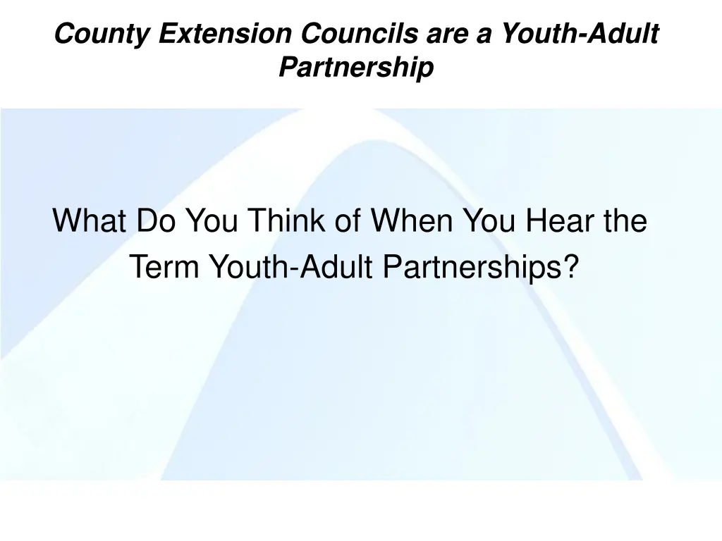 county extension councils are a youth adult