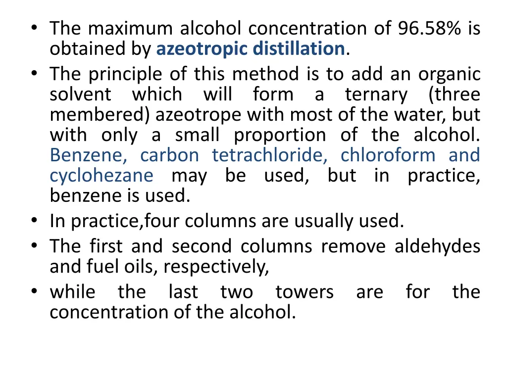 the maximum alcohol concentration
