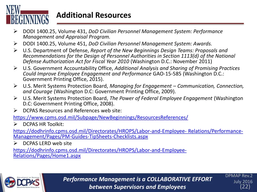 additional resources