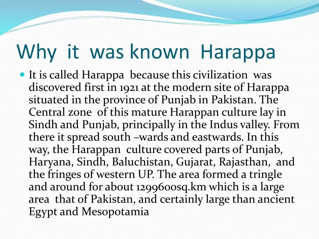 why it was known harappa it is called harappa
