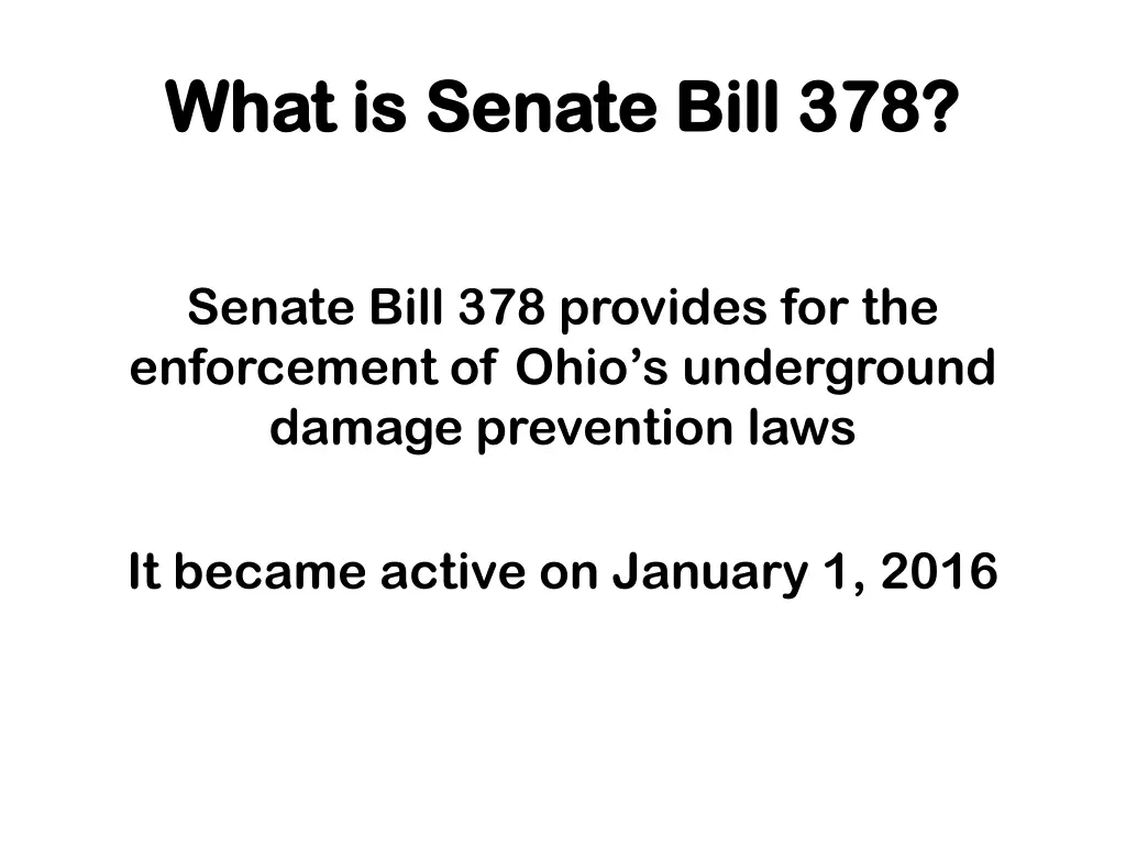 what is senate bill 378 what is senate bill 378