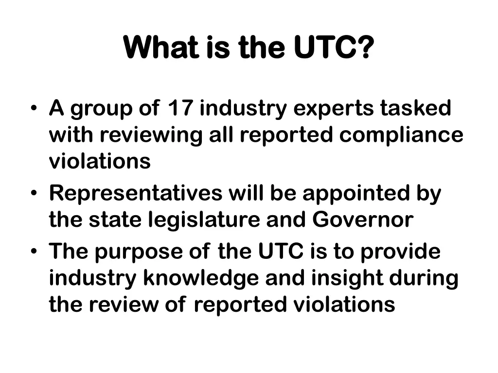 what is the utc what is the utc