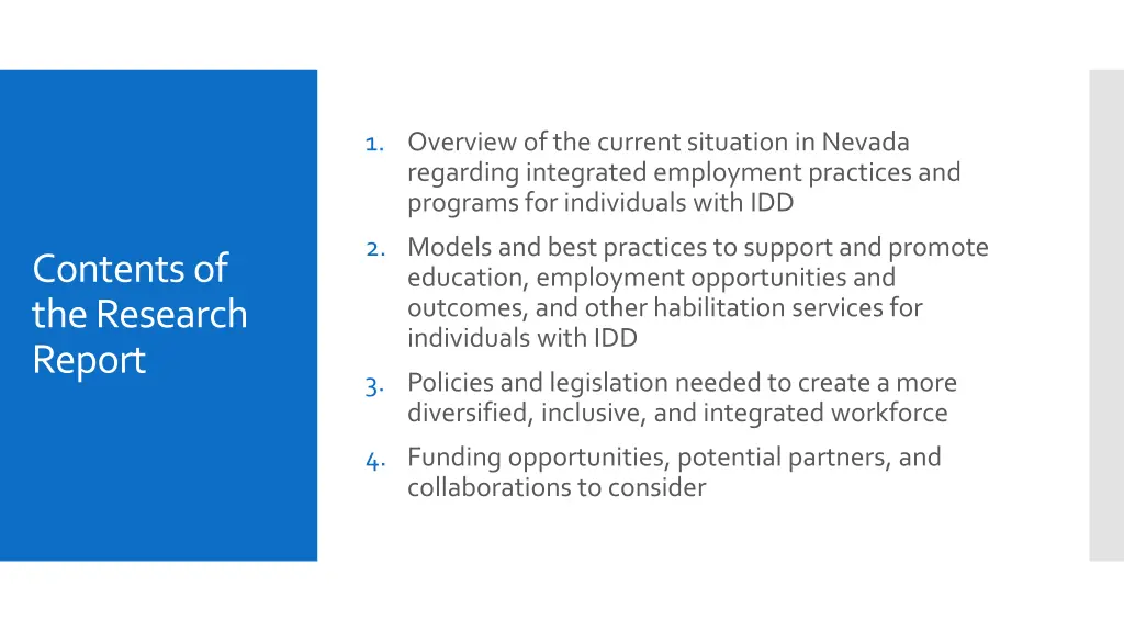 1 overview of the current situation in nevada