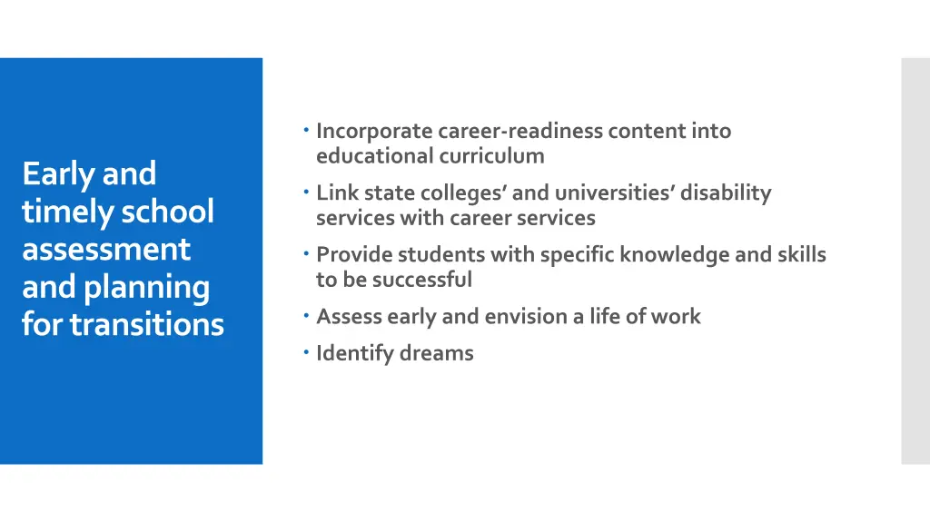 incorporate career readiness content into