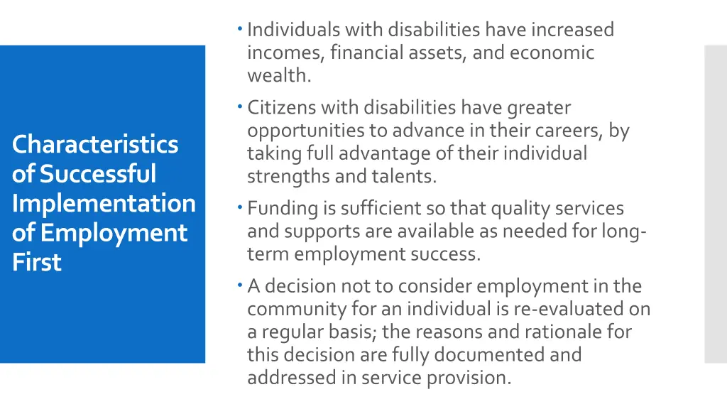individuals with disabilities have increased