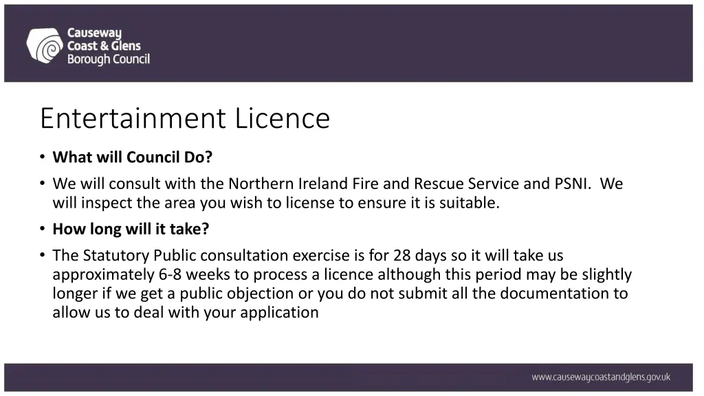 entertainment licence 1