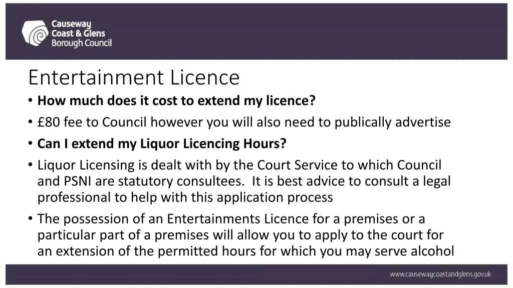 entertainment licence how much does it cost