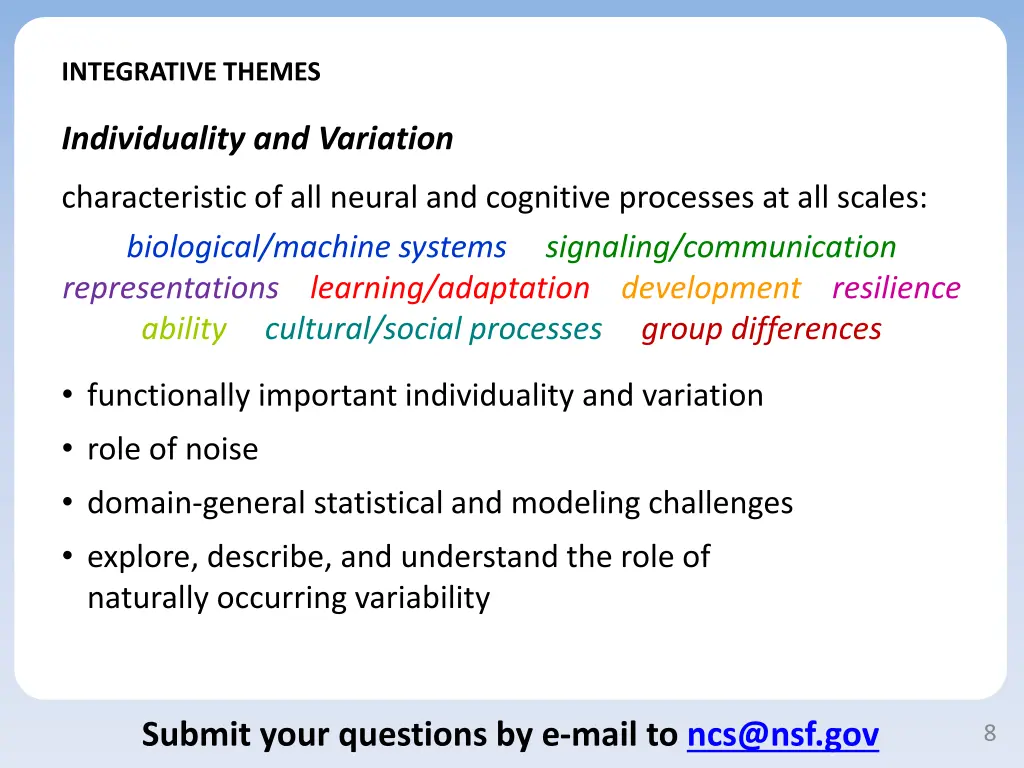 integrative themes 1