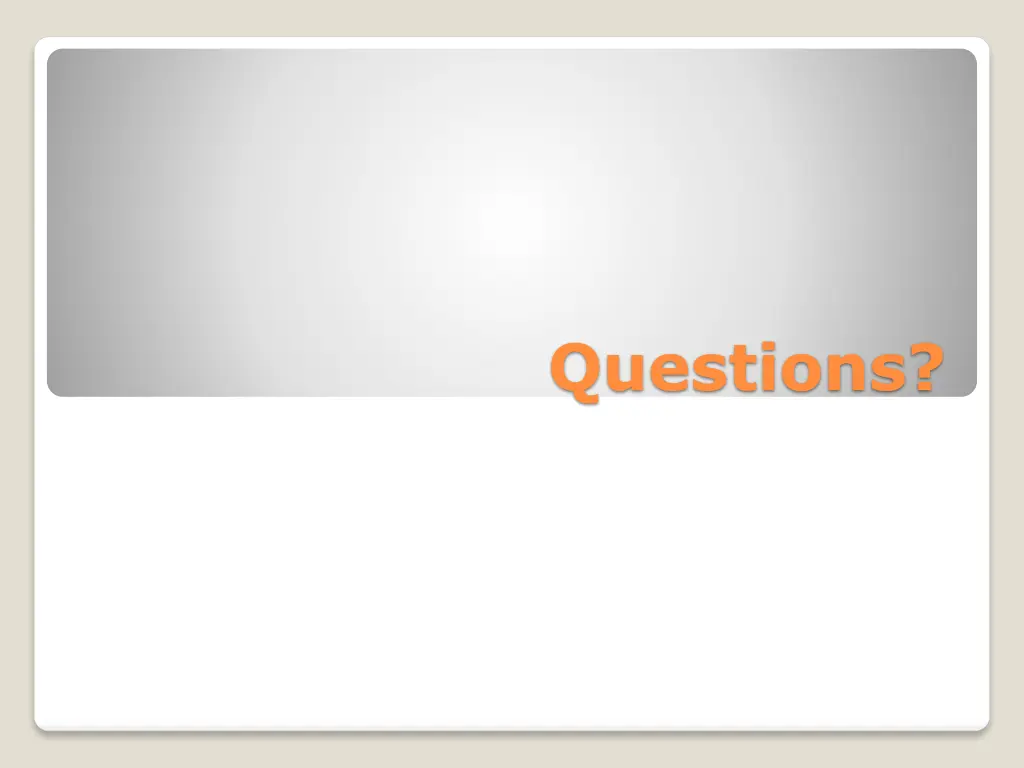 questions