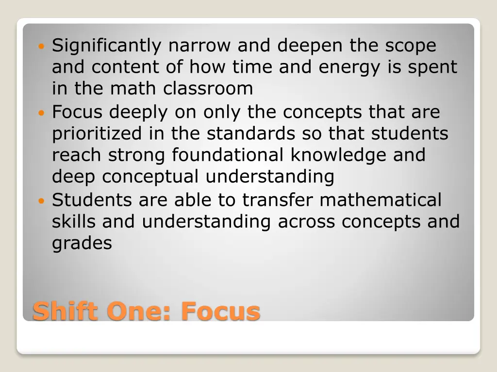 significantly narrow and deepen the scope