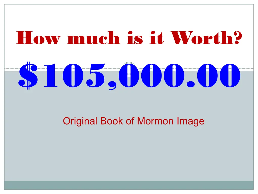 how much is it worth 4